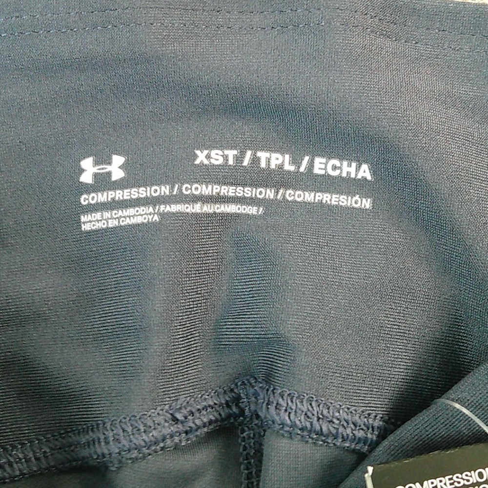 Under Armour Tech HiRise Legging Womens XST Blue Compression High Rise 1365336 - Picture 6 of 8
